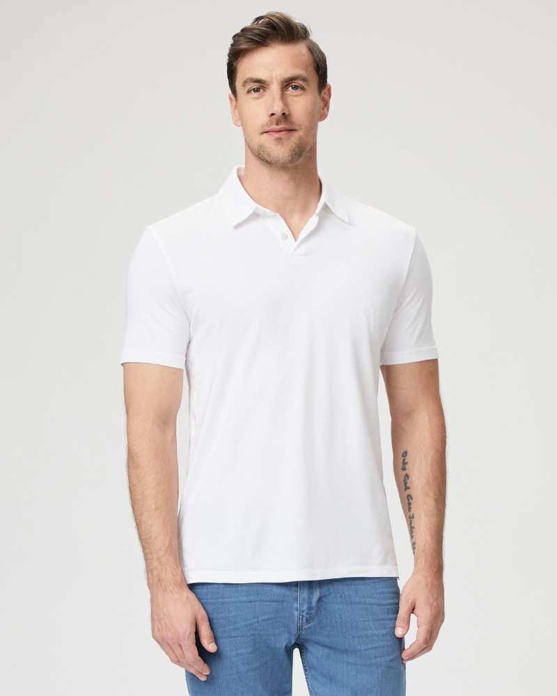 Burke Polo Shirt - Fresh White